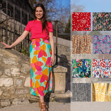 Charger l'image dans la galerie, Jupe longue fendue - Personnalisée - Belle De Jupe, confection française