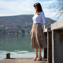Charger l'image dans la galerie, Jupe patineuse boutonnée - Athénaïs