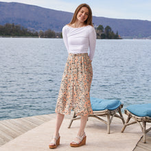 Charger l'image dans la galerie, Jupe patineuse boutonnée - Sgraffito