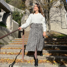 Charger l'image dans la galerie, Jupe patineuse boutonnée - Sandra