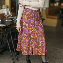 Charger l'image dans la galerie, Jupe patineuse boutonnée - Pimprenelle