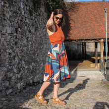 Charger l'image dans la galerie, Jupe patineuse midi - Lucas