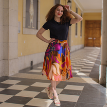 Charger l'image dans la galerie, Jupe patineuse midi - Pamela