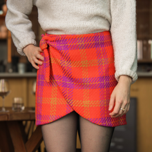 Charger l'image dans la galerie, Jupe portefeuille courte - Lola