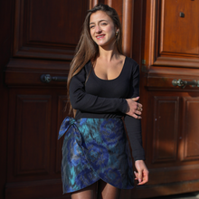 Charger l'image dans la galerie, Jupe portefeuille courte - Loreleï