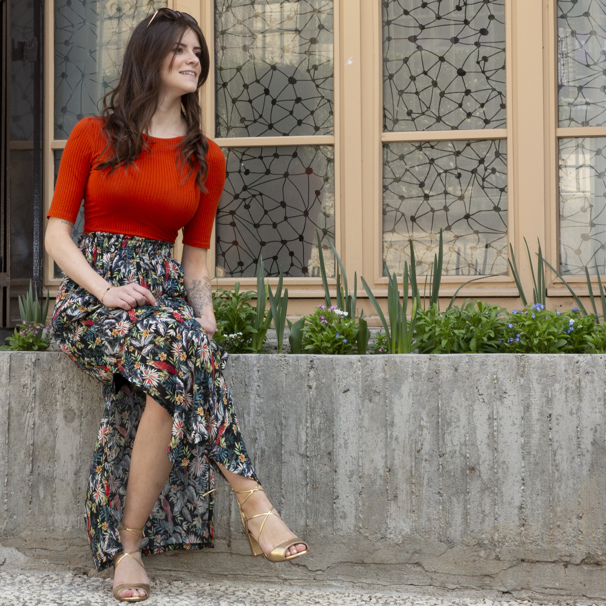 Jupe longue fendue Eya – Belle De Jupe