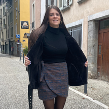 Charger l'image dans la galerie, Jupe portefeuille courte - Gaelle