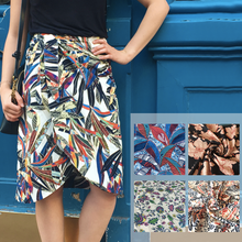 Charger l'image dans la galerie, Jupe portefeuille midi - Personnalisée - Belle De Jupe, confection française