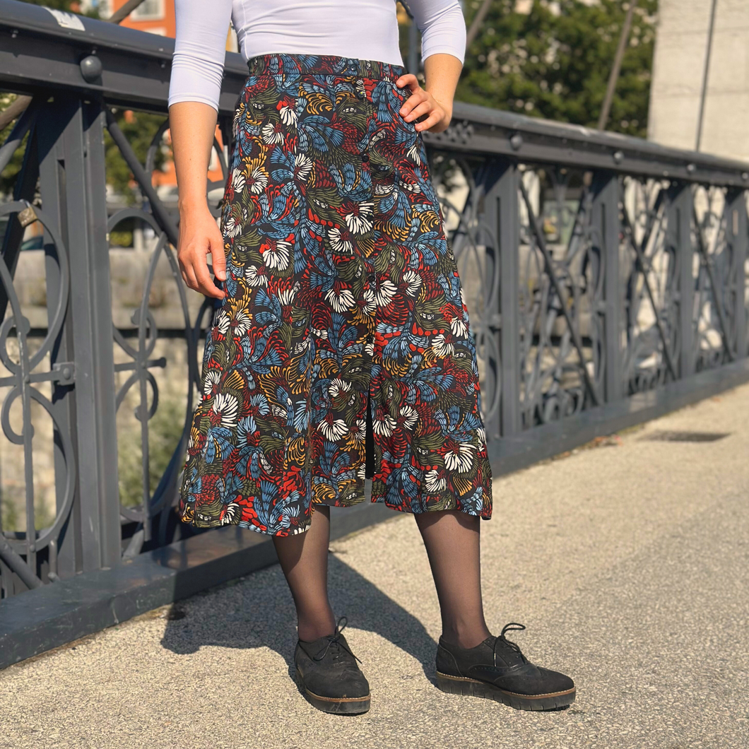 Jupe patineuse boutonnée - Holly